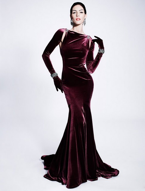 zac-posen-pre-fall-2012-Hilary-Rhoda-1