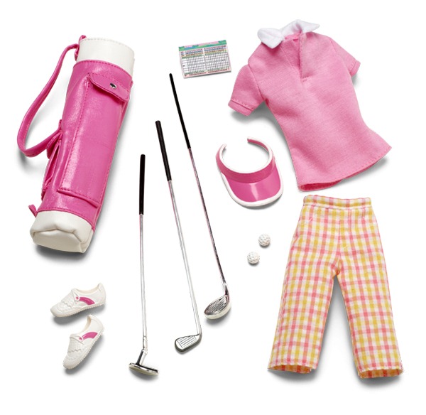 Pink on the green white bckgrd