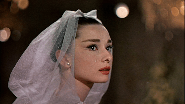Audrey Hepburn in funny face bridal gown 3
