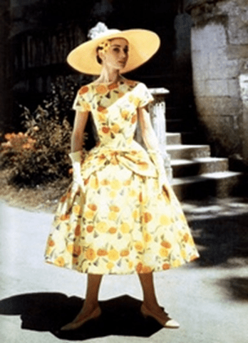 Audrey Hepburn in funny face flower shop