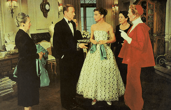 Audrey Hepburn in funny face whiteblack 2