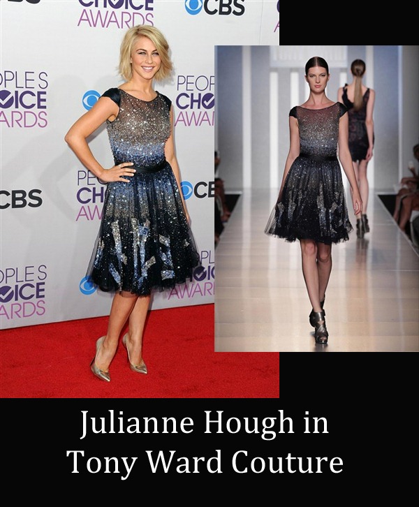 Julianne Hough in Tony Ward Couture copy