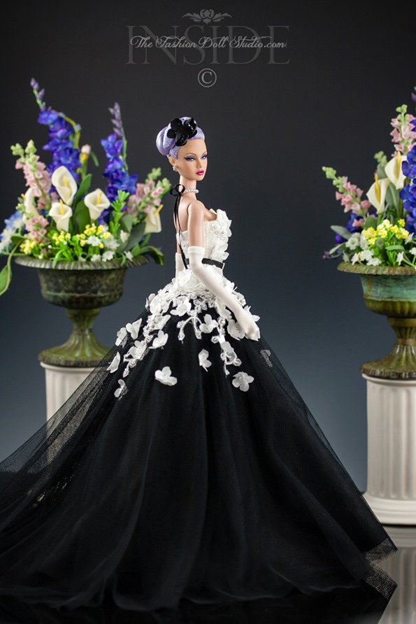 ©2016 Inside The Fashion Doll Studio The Black and White Ball Gown