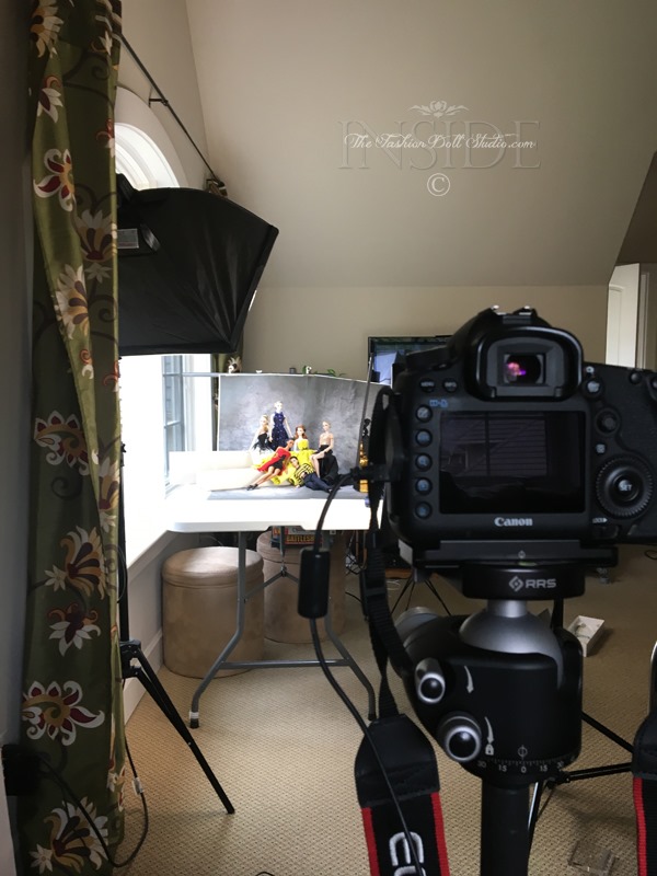 ©2018 Inside The Fashion Doll Studio-The Elyse Portrait - Behind the Scenes